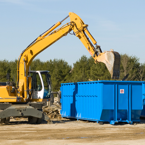 can i request a rental extension for a residential dumpster in Malone WI